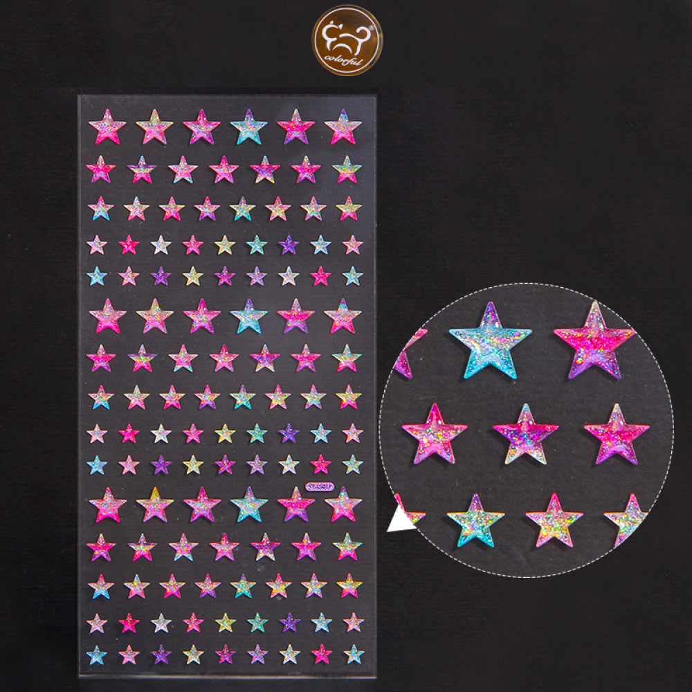 Love Crystal Sticker 3D Booklet Decoration 9 Styles image 2