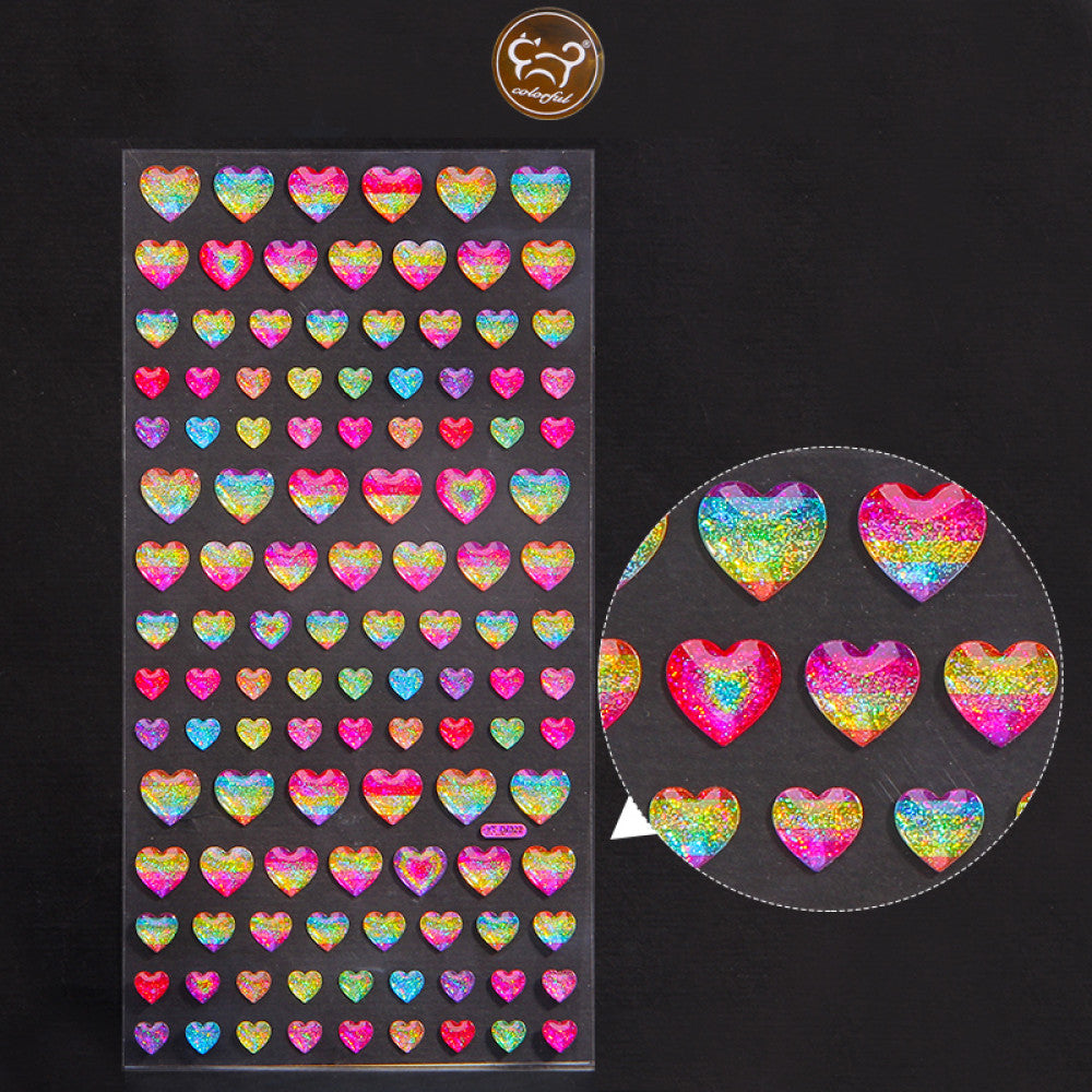 Love Crystal Sticker 3D Booklet Decoration 9 Styles image 7
