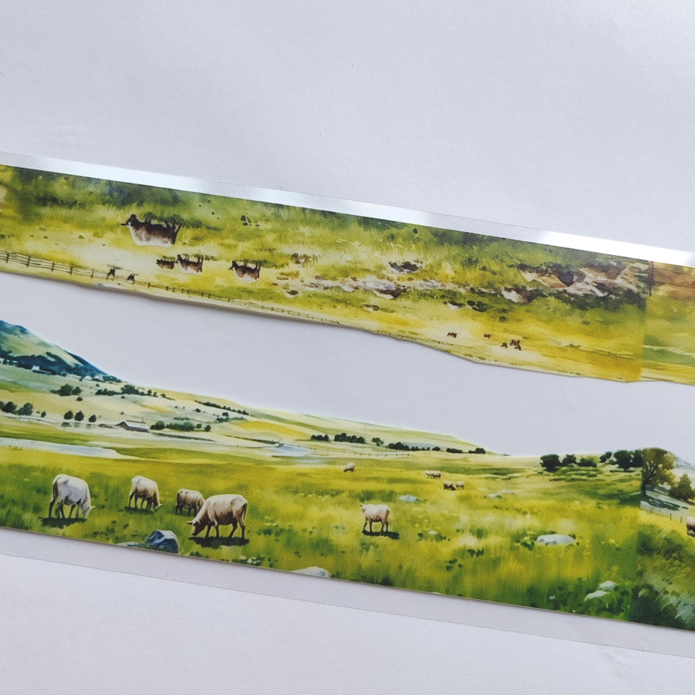 Homemade nature landscape PET tape 9cm 100 cm image 2