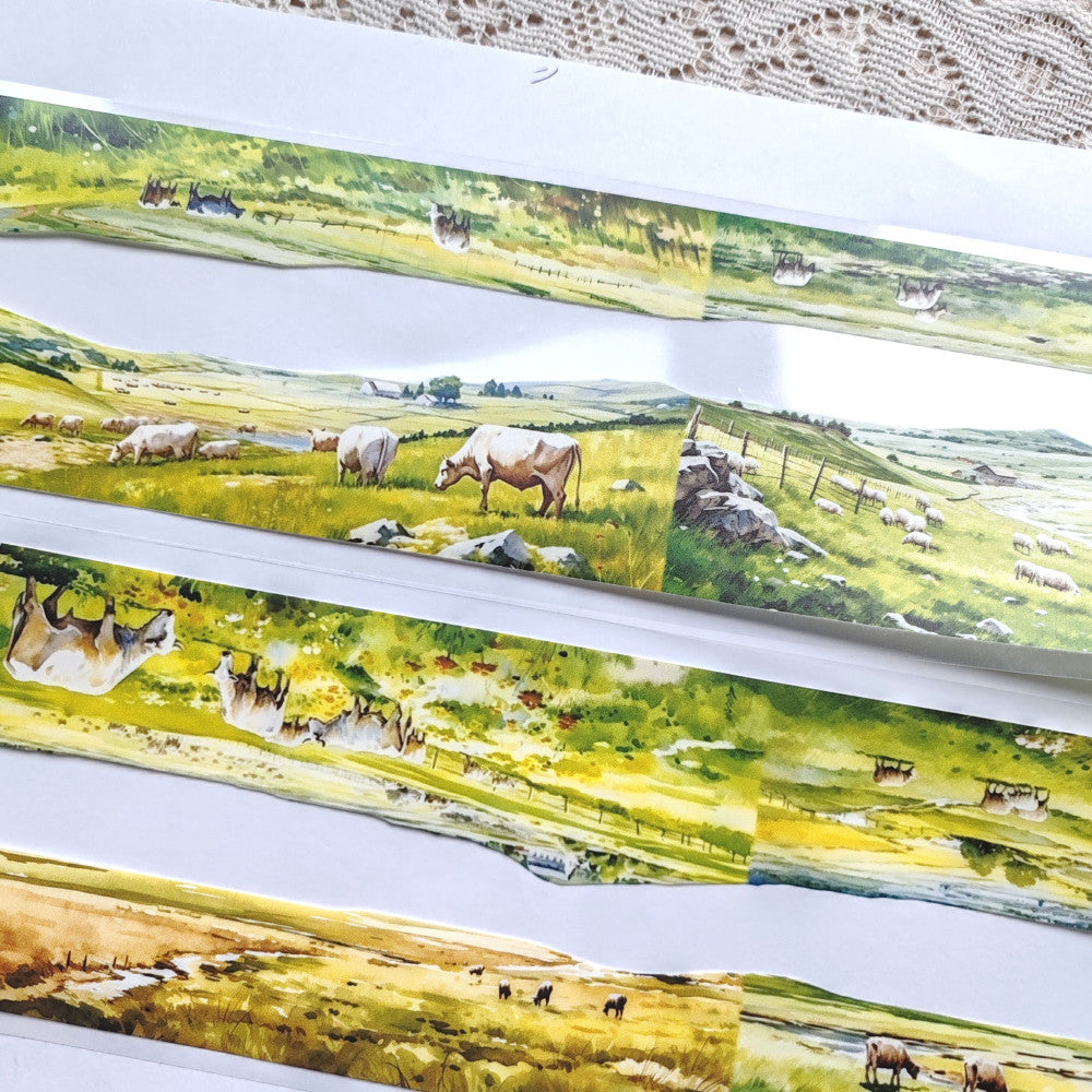Homemade nature landscape PET tape 9cm 100 cm image 0