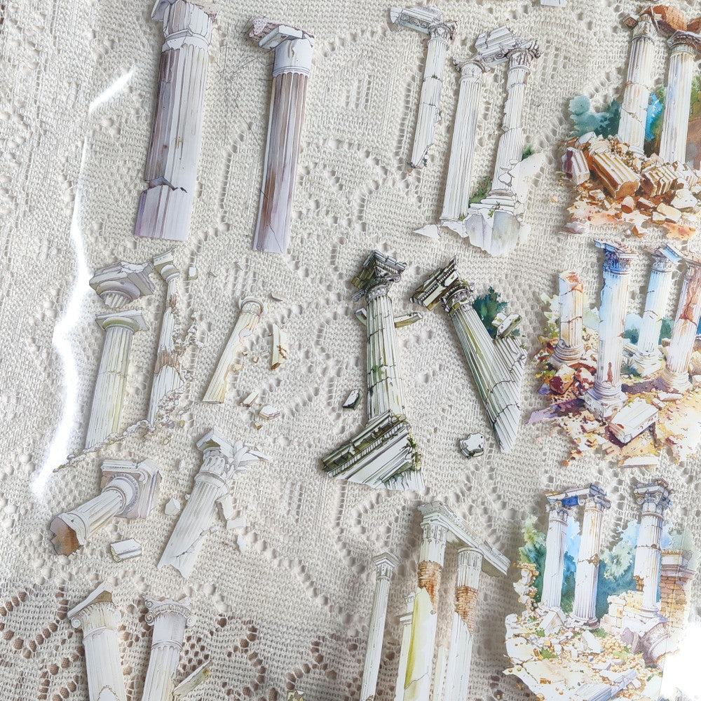 Homemade Roman column landscape PET tape 9cm 100cm image 3