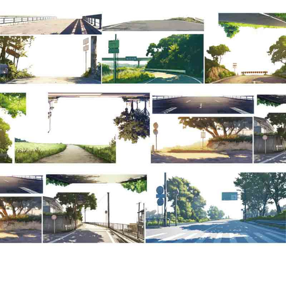 Homemade transportation vehicles roads cars PET tape 9cm 100cm image 7