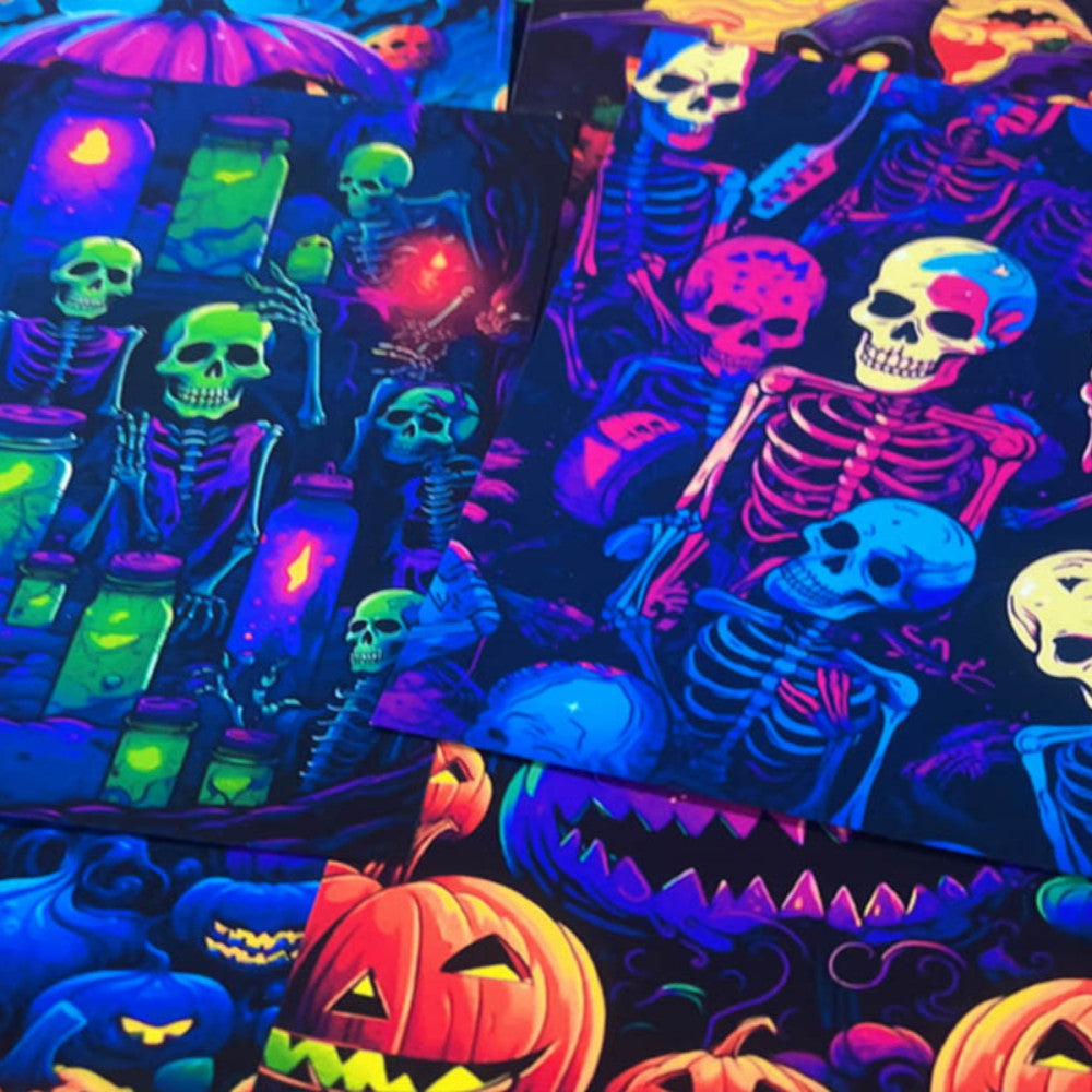 Dreamy Halloween background paper 9cm 13cm image 4