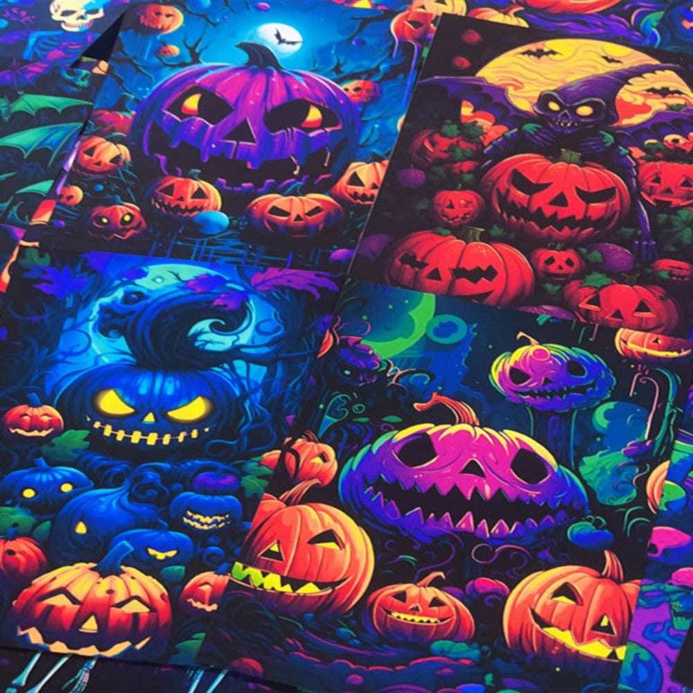 Dreamy Halloween background paper 9cm 13cm image 0
