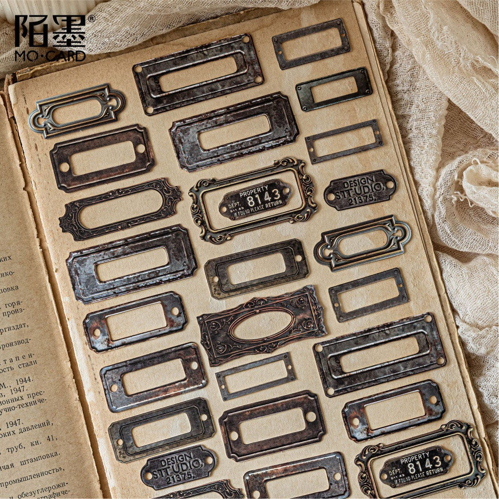 Kraft Paper Hard Card Decorative Sticker Pack 6 Styles image 2