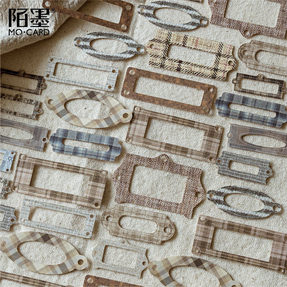 Kraft Paper Hard Card Decorative Sticker Pack 6 Styles image 3