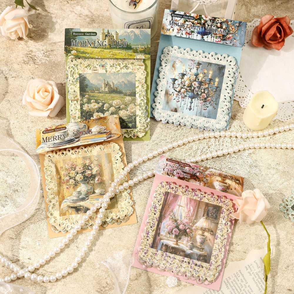Garden Series Retro Notebook Decoration Material Paper 4 Options image 0