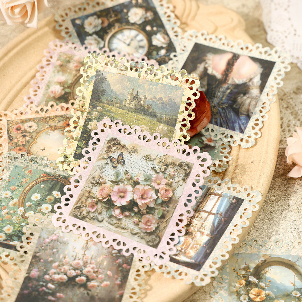 Garden Series Retro Notebook Decoration Material Paper 4 Options image 1