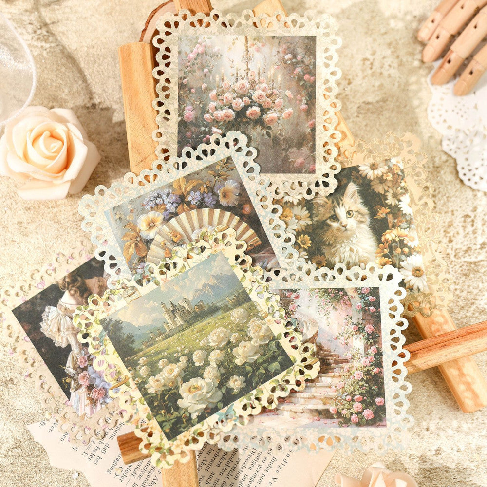 Garden Series Retro Notebook Decoration Material Paper 4 Options image 3
