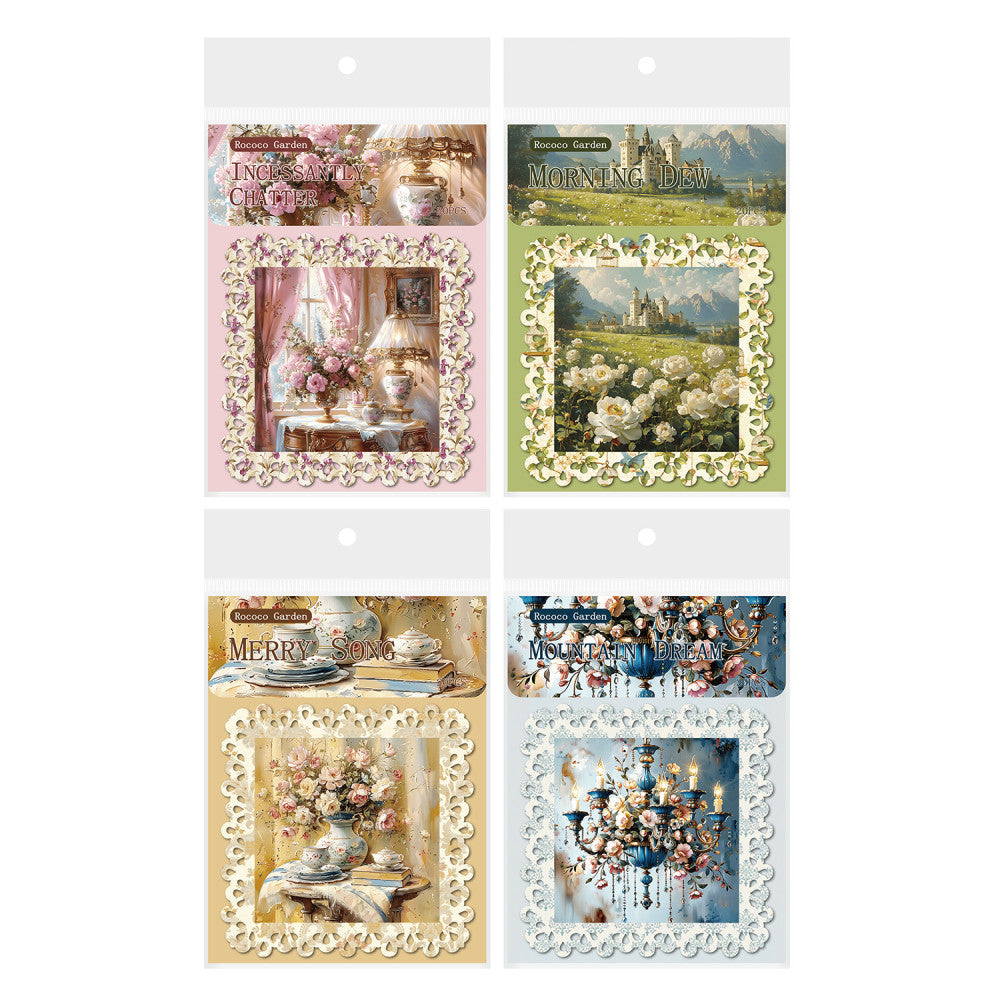 Garden Series Retro Notebook Decoration Material Paper 4 Options image 4