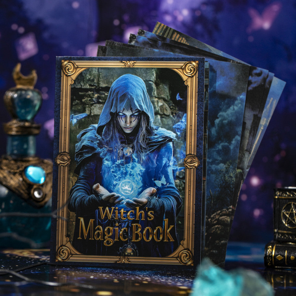 Witch s Magic Book Series Material paper 50 Sheets 6 Styles image 0