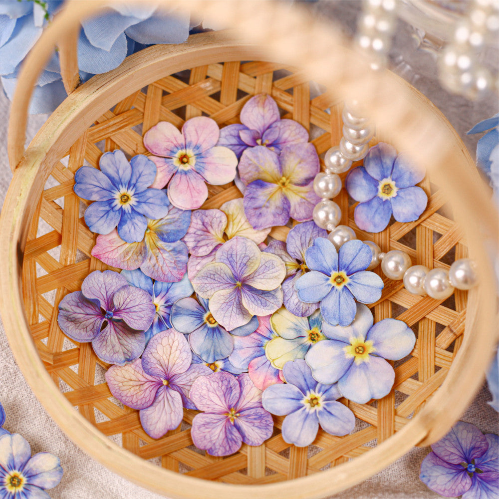 Retro Story Sticker Pack 6 Sets of 25 Hand painted Floral Theme Notebook DIY Decorative Stickers image 3