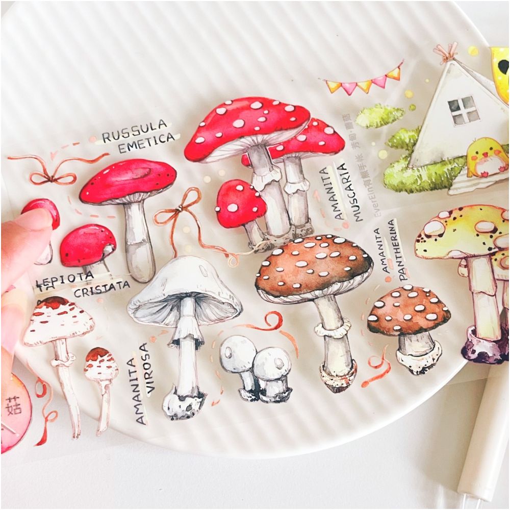 Mushroom Collection PET Tape image 3