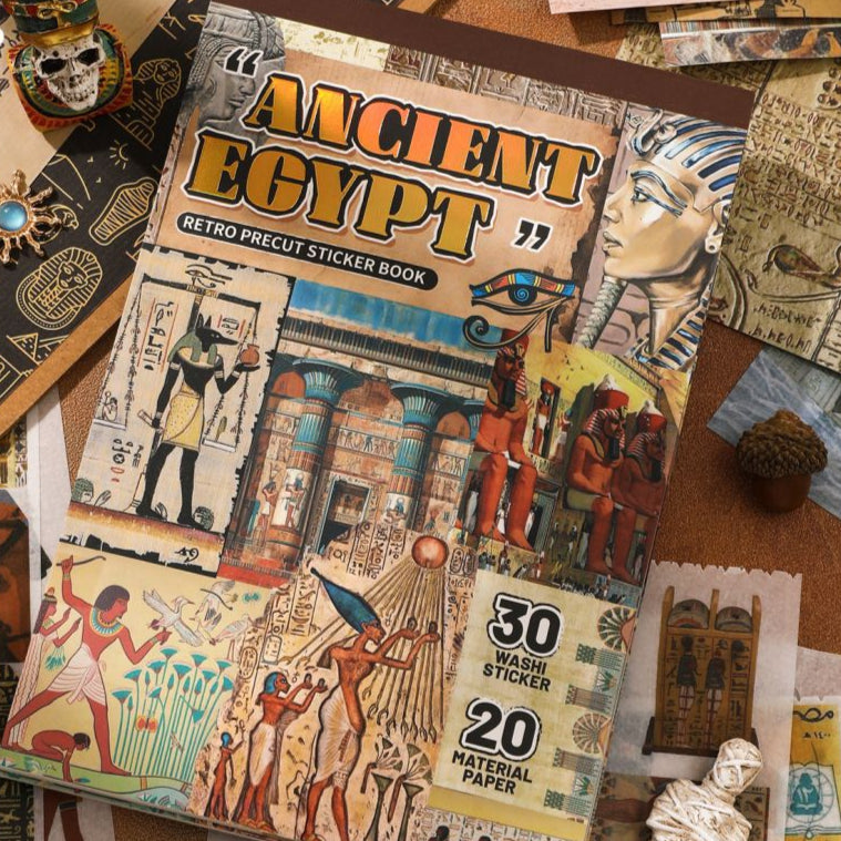 Ancient Egypt Series Retro Die Cut Sticker book image 3