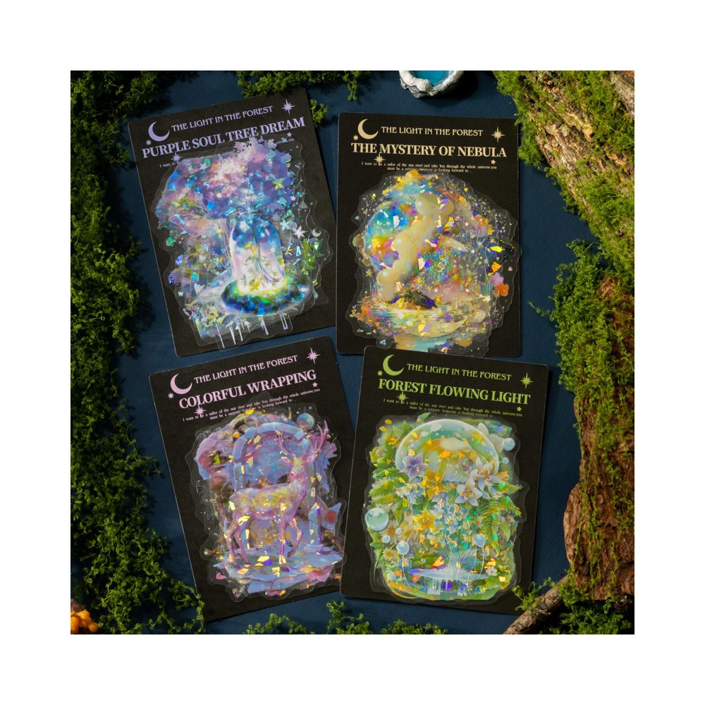 Forest Light Series Light Sticker Pack 4 Styles image 2