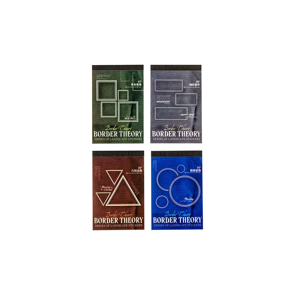 Dual Material Die cut Sticker Book 4 Styles image 5