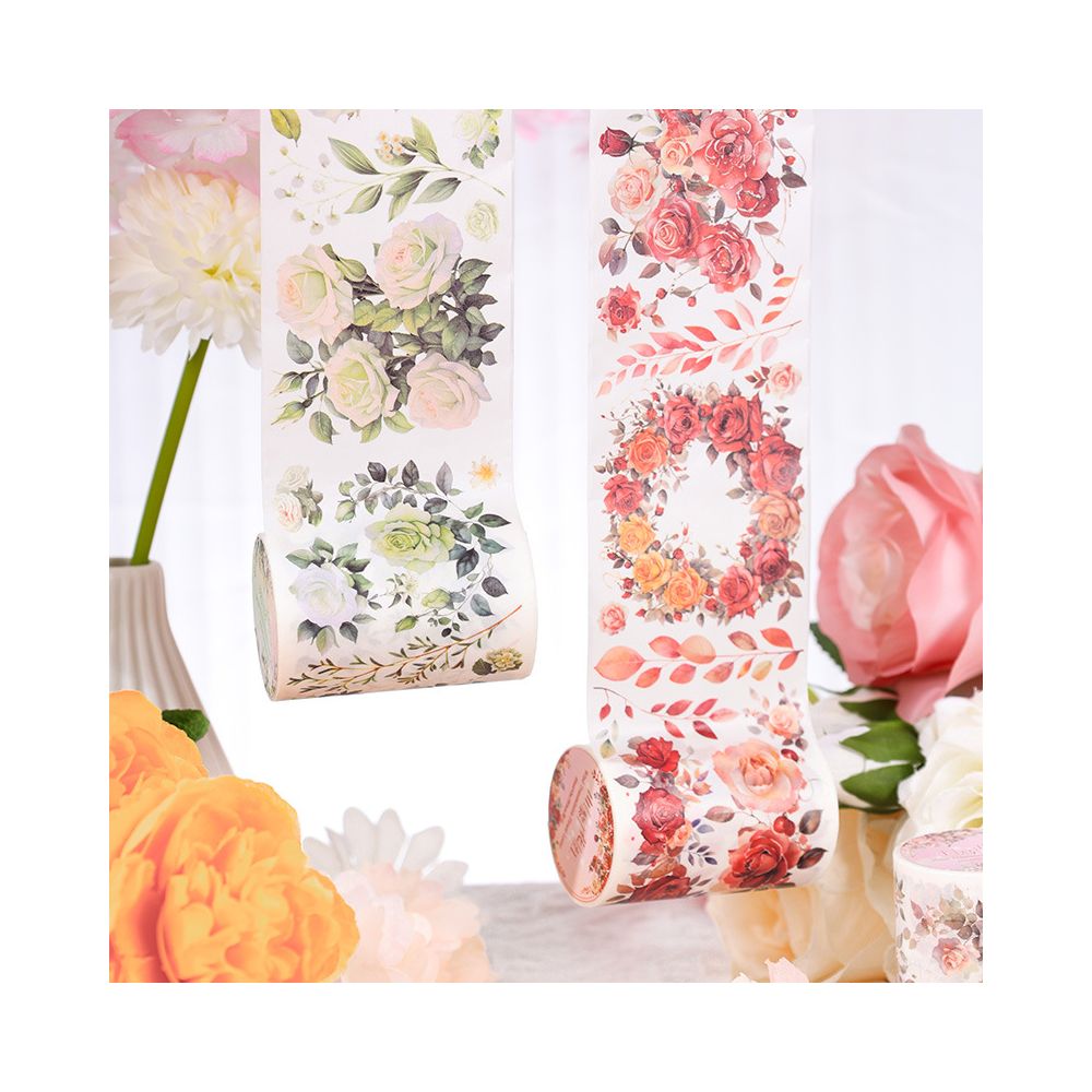 Wind transmitted flower letter series PET Tape image 3