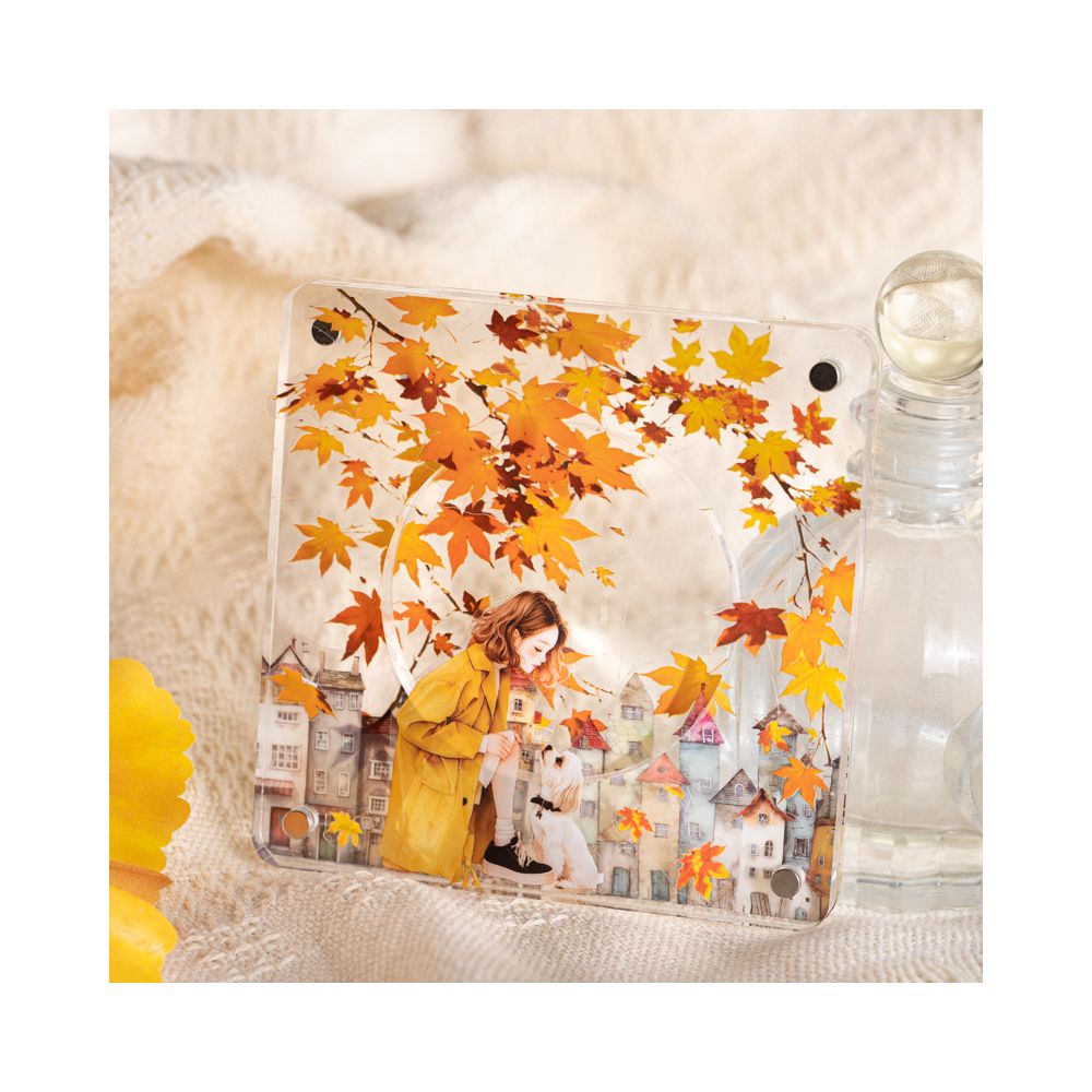 Autumn Words Collection Series 20 Leaf PET Stickers image 2