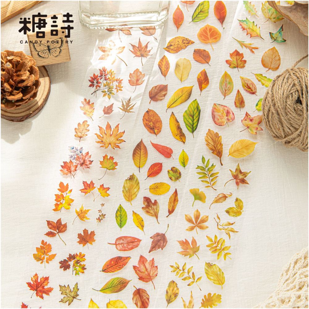 Fallen Leaves Poem Series PET Tape 6 Types image 1