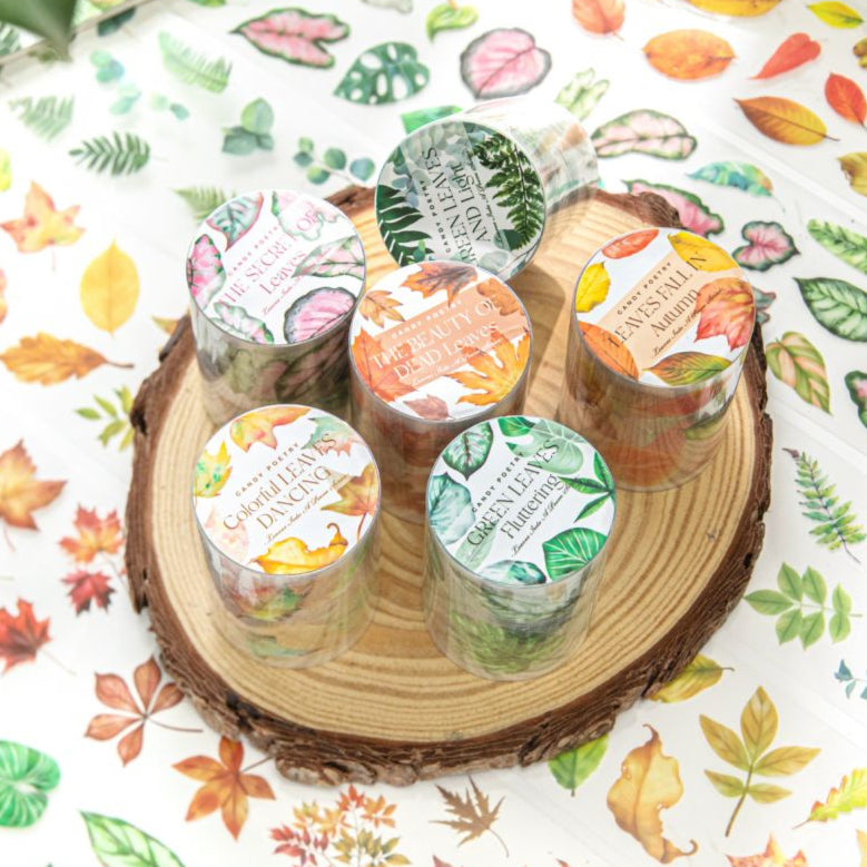 Fallen Leaves Poem Series PET Tape 6 Types image 2