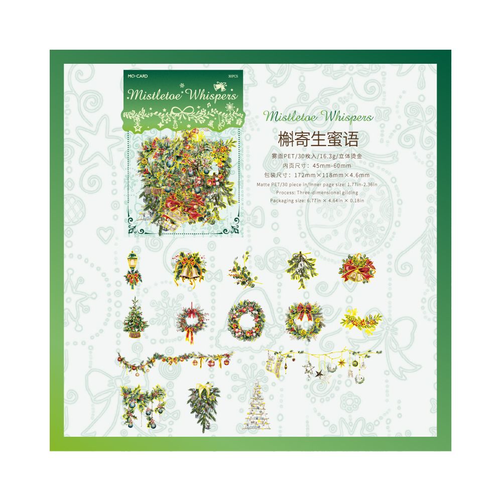 Christmas Fairy Tale Series Sticker Pack 6 Types