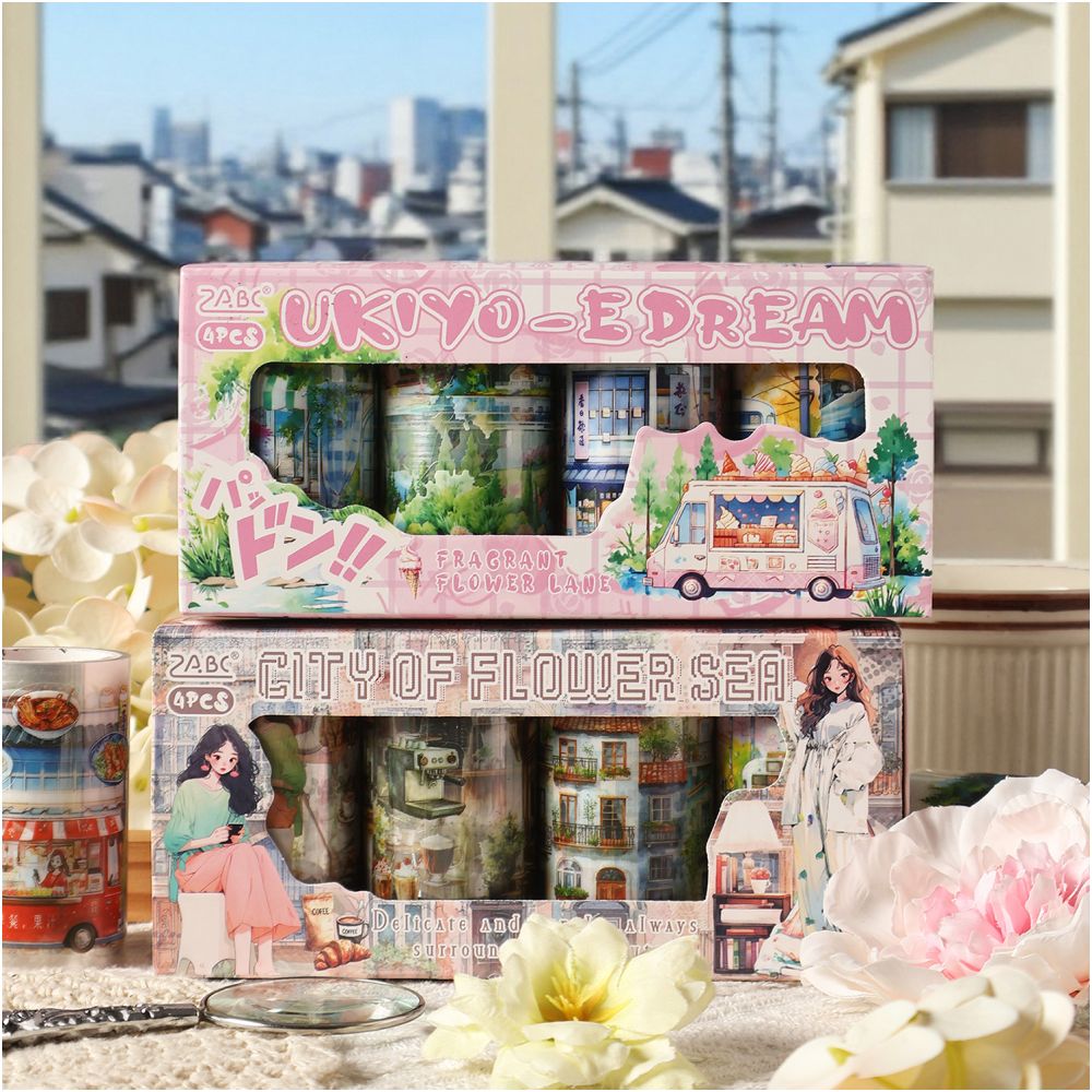 Flower Lane style series PET Tape Set 2 Types image 0