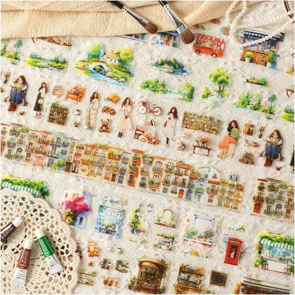Flower Lane style series PET Tape Set 2 Types image 1
