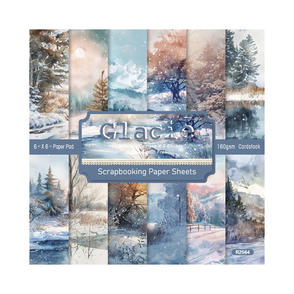 Winter series beautiful material paper image 0
