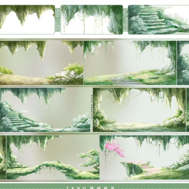 Japanese series PET Tape 7 Styles 6cm 1m image 3