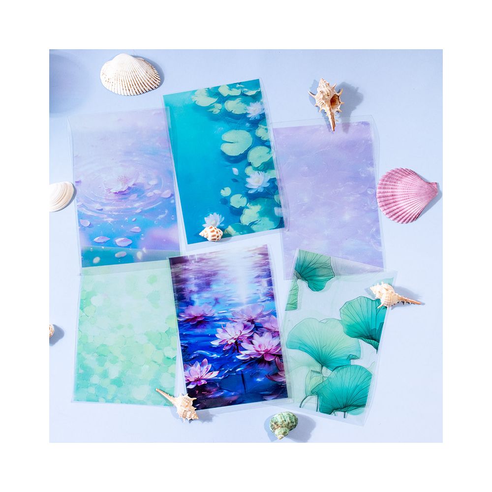 Large background nature PET Tape 10cm 2m image 5