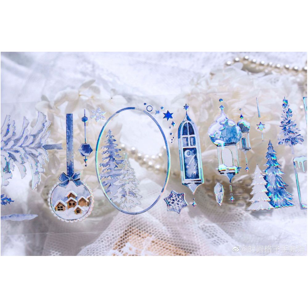 Brick ice and snow castle PET Tape 7cm 140cm image 2