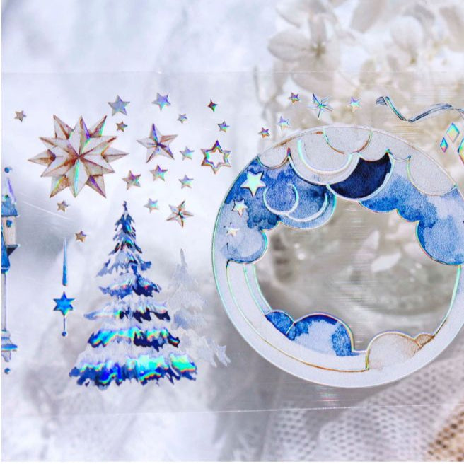 Brick ice and snow castle PET Tape 7cm 140cm image 3
