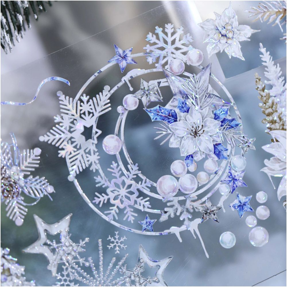 Snowflake snow scene PET Tape image 1