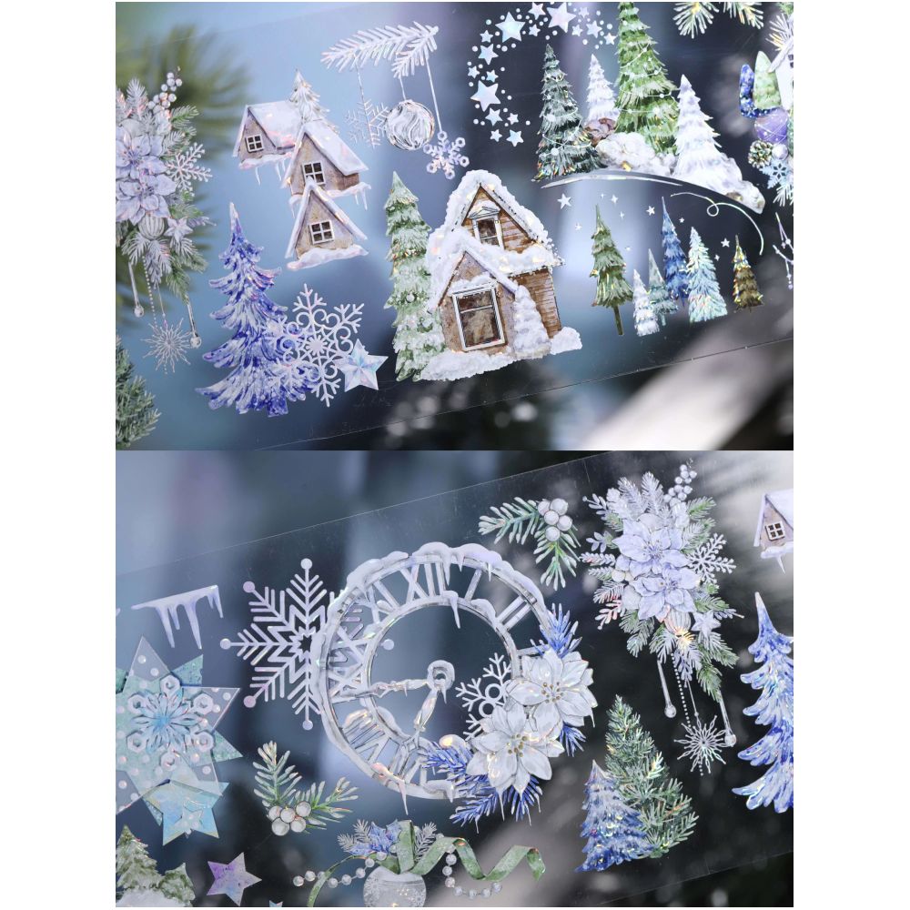 Snowflake snow scene PET Tape image 2