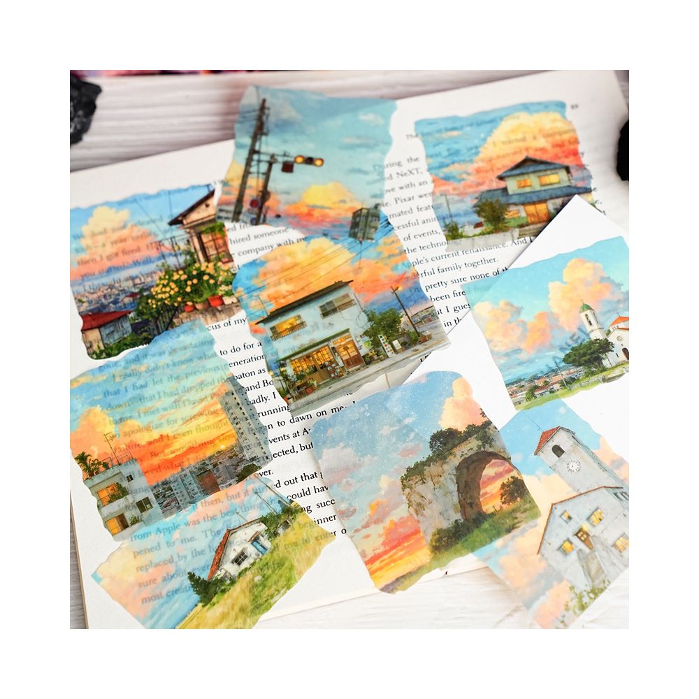 Long Day s End Series PET Stickers 15 Sheets 6 Types image 3