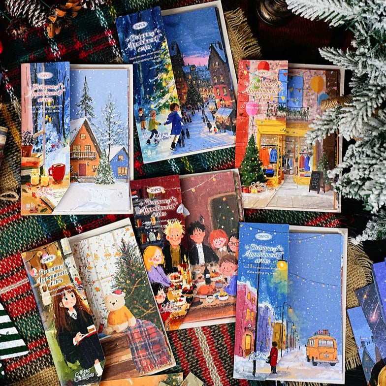 Christmas Promise Series Background Paper 20 Sheets 6 Styles image 0