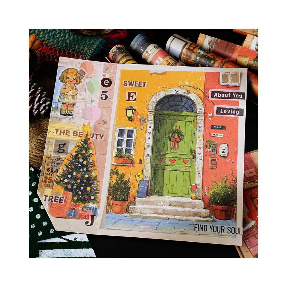Christmas Promise Series Background Paper 20 Sheets 6 Styles image 2