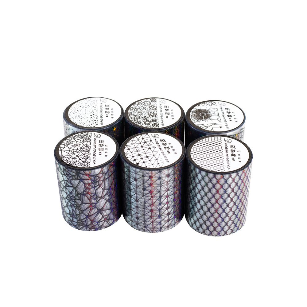 Rainbow dream weaver night color PET Tape 6 Styles 5cm 2m image 5