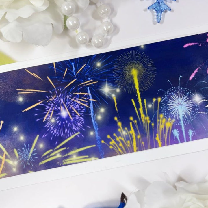 Night sky fireworks ancient style PET tape 3 Types 6cm 1m image 2