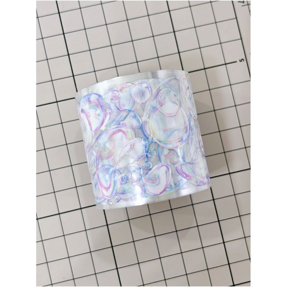 Rainbow Bubble PET Tape 5cm 1m image 3