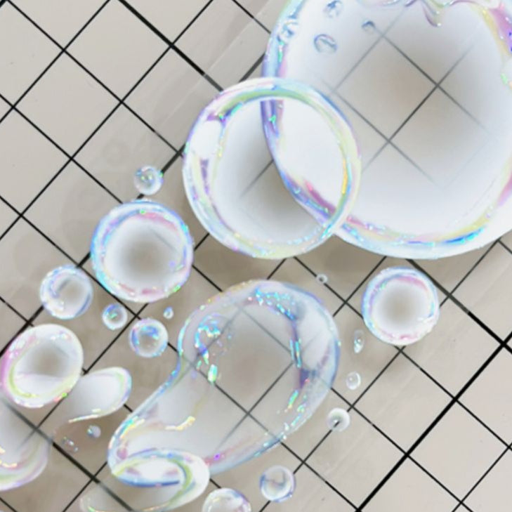 Rainbow Bubble PET Tape 5cm 1m image 0