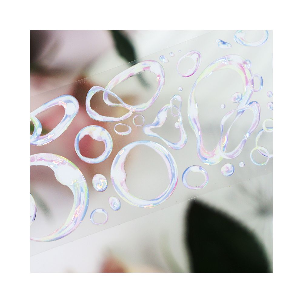 Rainbow Bubble PET Tape 5cm 1m image 5