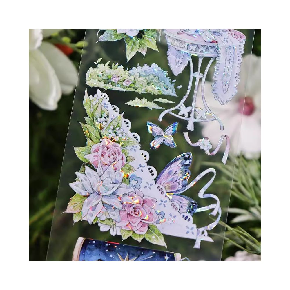 Tent nature landscape theme PET tape 6cm 1 m image 2