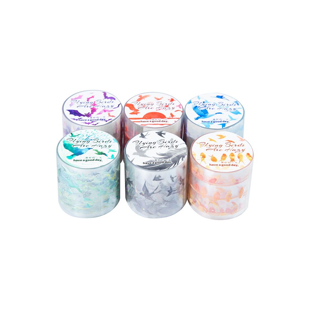 Bird Hazy Series PET Tape 6 Types 4cm 2m image 4