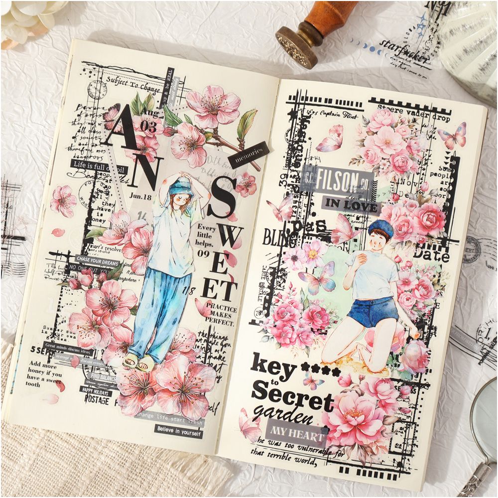 Border Story Series PET Stickers 30 Pcs 6 Styles image 2
