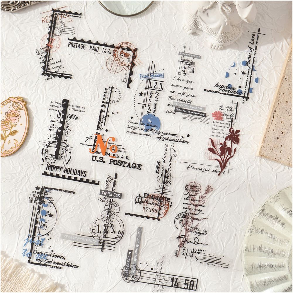 Border Story Series PET Stickers 30 Pcs 6 Styles image 3