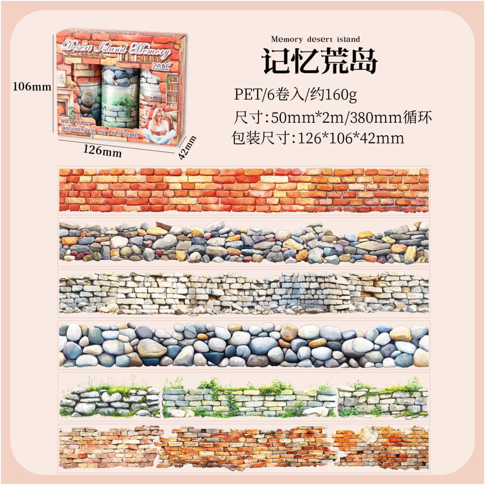 Manchester City Past Series 6 Rolls PET Tape Set 2 Styles image 6