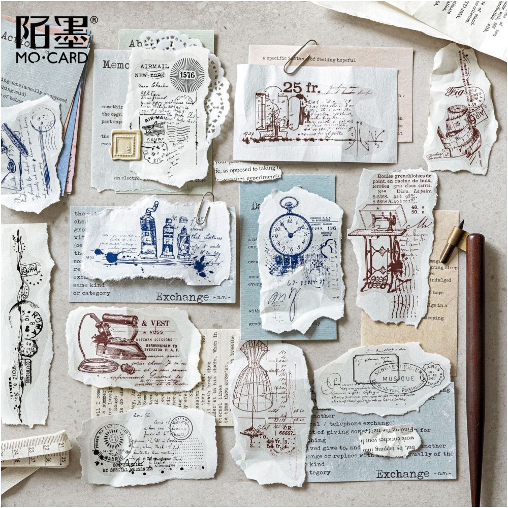 Steam Century series PET Stickers 6 types image 0