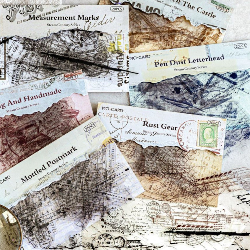Steam Century series PET Stickers 6 types image 1