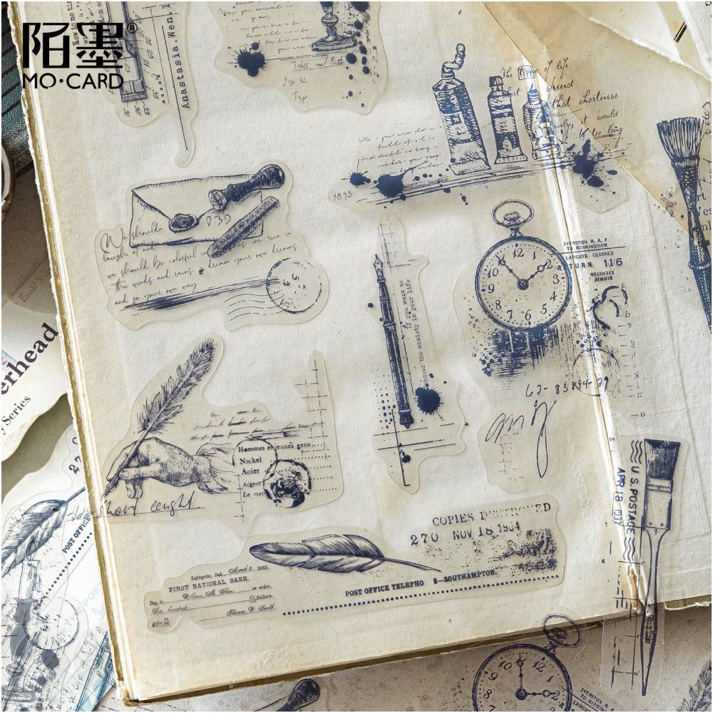 Steam Century series PET Stickers 6 types image 3